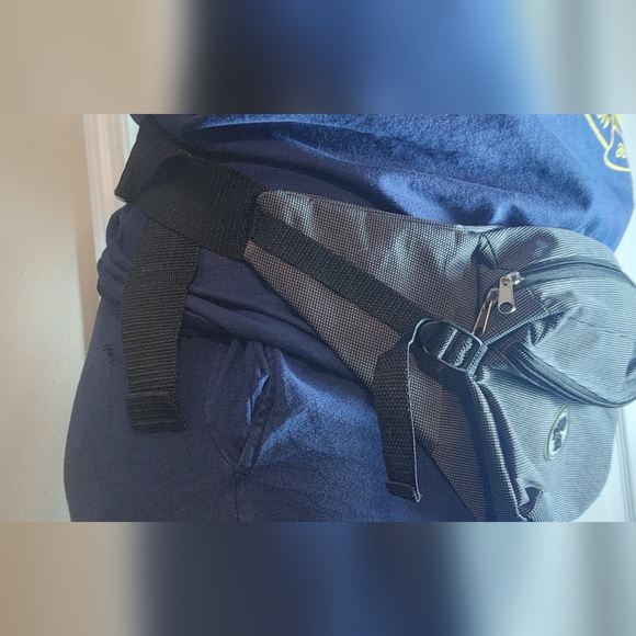 Coaster Gear Adjustable Gray Fanny Waist Pack Carrying Pouch Sling back - Picture 2 of 10